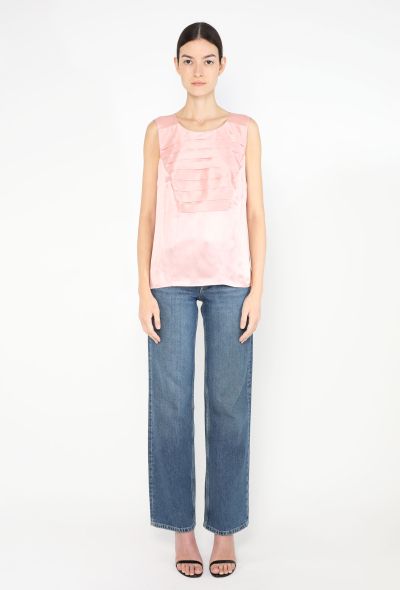 Chanel Ruffled Charmeuse Blouse - 2