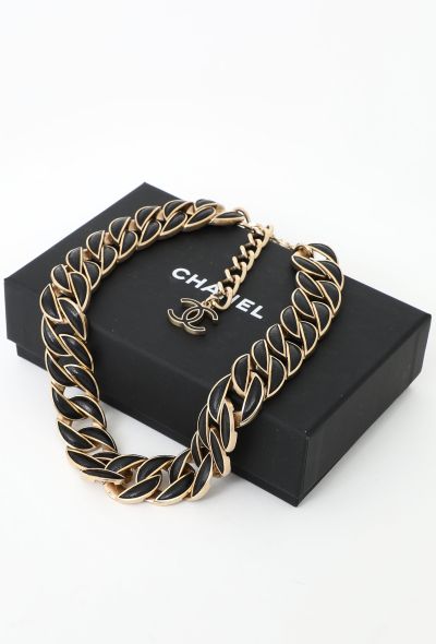 Chanel 2012 Lacquered Chainlink Necklace - 1