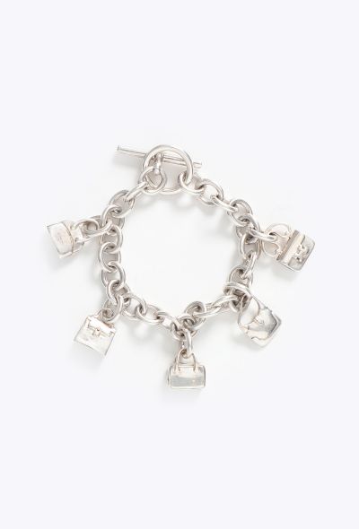 Hermès Vintage 'La Rond de Sacs' Silver Bracelet - 1