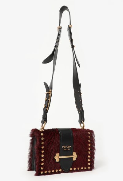 Prada Fur Cahier Crossbody Bag - 2