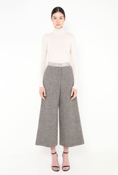 Chanel F/W 2015 Iridescent Houndstooth Trousers - 1