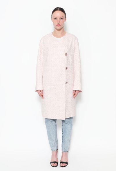 Chanel CAMPAIGN S/S 2016 Iridescent Tweed Coat - 1