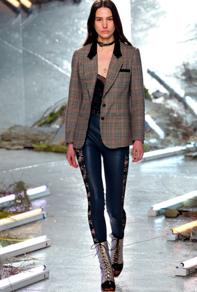 Rodarte F/W 2015 Patent Trim Blazer - 2