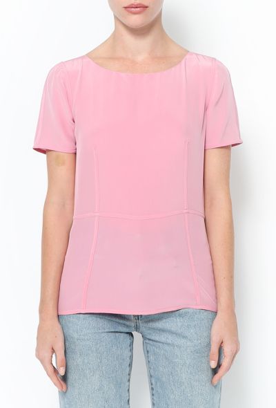 Chanel Raised Seam 'CC' Blouse - 1