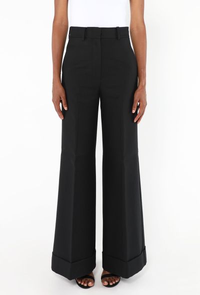 Khaite Wide-Leg Cuffed Trousers - 2