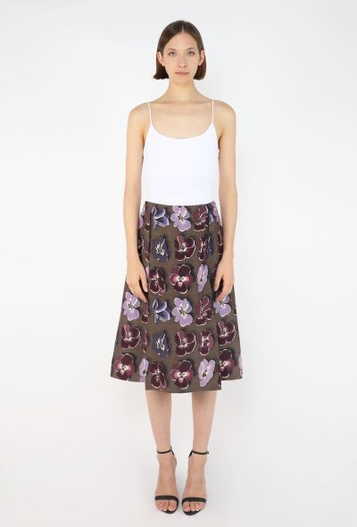 Prada Poppy Pleated Skirt, Fall 2000 - 1