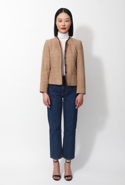 Leather Trim Jacket - 2