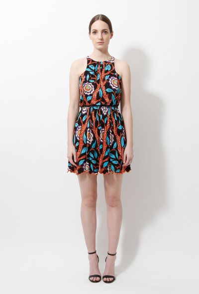 Louis Vuitton Resort 2015 Graphic Floral Dress - 1