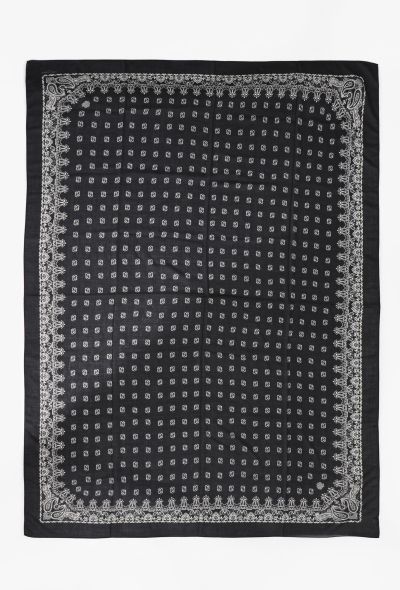 Saint Laurent Cashmere & Silk Paisley Scarf, 2015 - 2