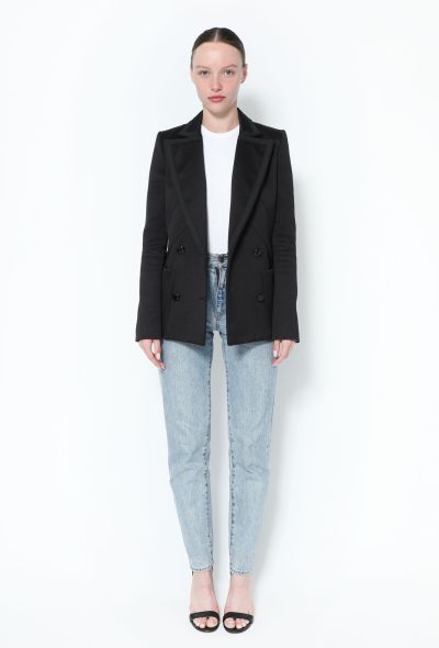 Balenciaga Notched Double-Breasted Blazer - 1