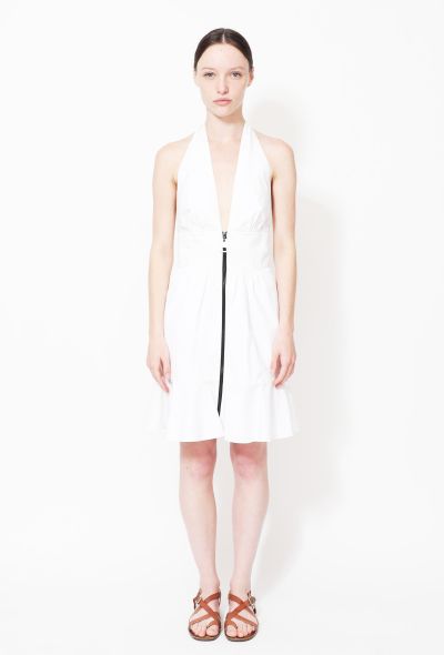 Louis Vuitton 2014 Contrast Zip Halter Dress - 1