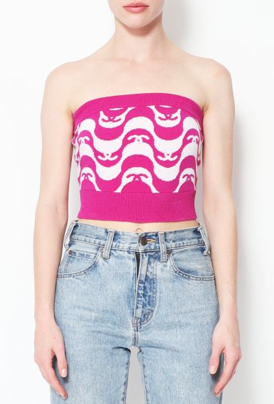 Chanel 2021 Cashmere 'CC' Bandeau - 1