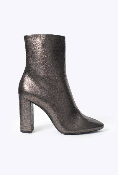 Saint Laurent Metallic Chelsea Ankle Boots - 1