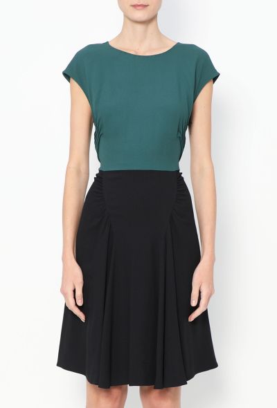 Prada 2013 Bicolor Crêpe Dress - 2