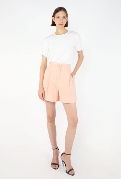 Chanel High-Waisted Linen Shorts, 1990 - 1