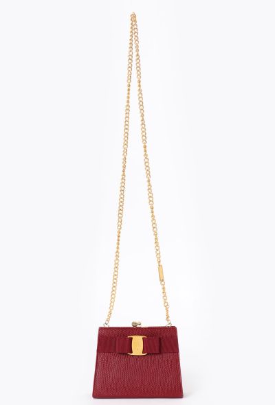 Ferragamo Lizard Vara Mini Bag - 1