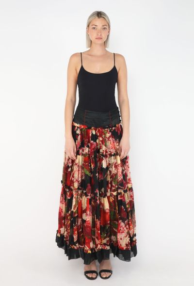 Jean Paul Gaultier Floral Peasant Maxi Skirt, S/S 2006 - 1