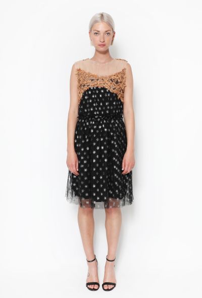 Rodarte Metallic Tulle Star Dress - 2