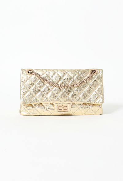 Chanel Gold Metallic 2.55 Maxi Flap Bag – Circa 2008–2009 - 2