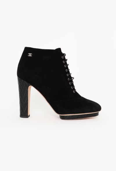 Chanel Pre-Fall 2015 Paris-Salzburg Suede Boots - 1