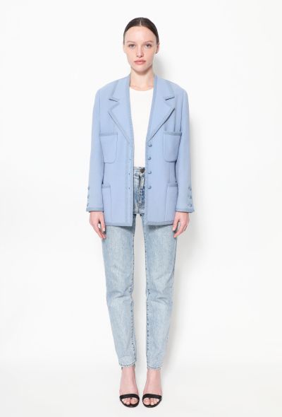 Chanel '90s Braided Trim Pocketed Jacket - 2