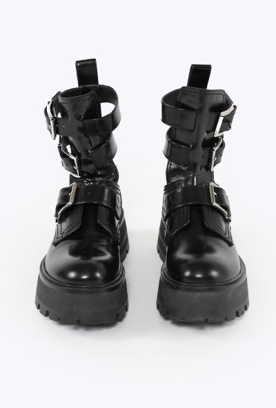 Alexander McQueen 2023 Rave Buckle Boots - 2