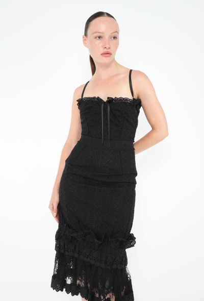 Dolce & Gabbana '90s Eyelet Lace Bustier Dress - 2