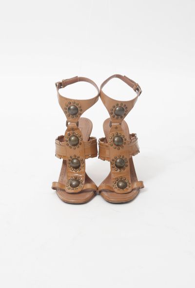 Alaïa Studded Gladiator Sandals - 1