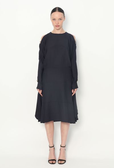 Chloé F/W 2014 Cut-Out Silk Dress - 1