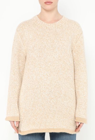 The Row 2021 Cambria Bouclé Cashmere Sweater - 1