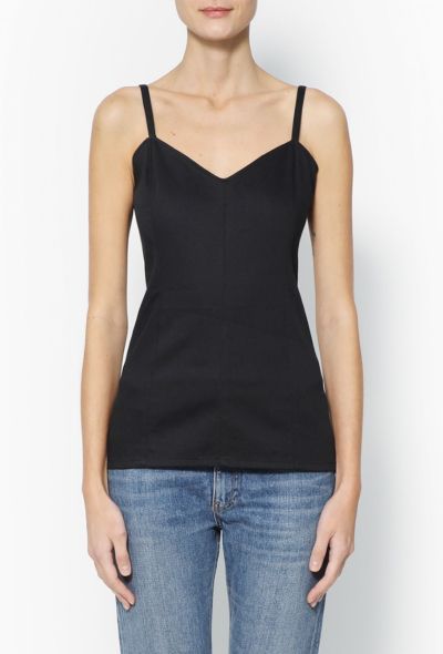 Saint Laurent Late '70s Cotton Camisole Top - 1