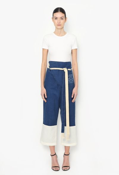 Loewe F/W 2017 Belted Wrap Jeans - 1