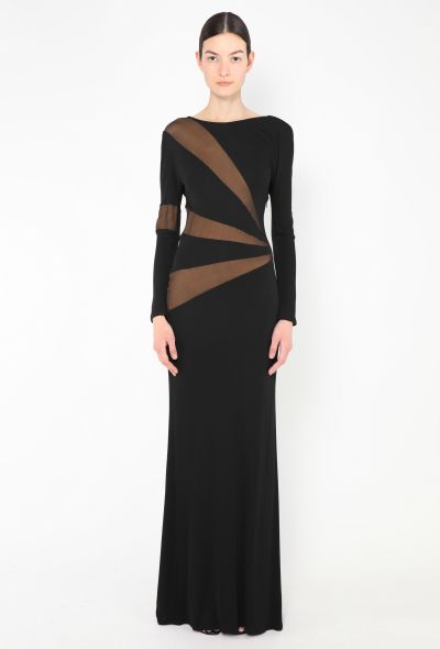 Emilio Pucci F/W 2012 Mesh Cut-Out Gown - 1