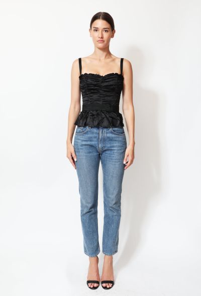 Dolce & Gabbana Ruched Silk Bustier - 2