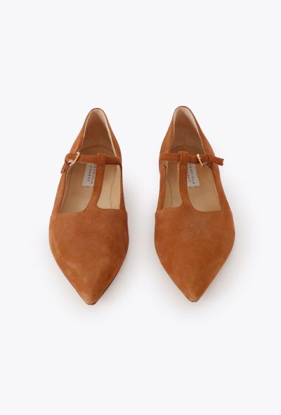 Gabriela Hearst 2023 Lola Suede Ballet Flats - 2
