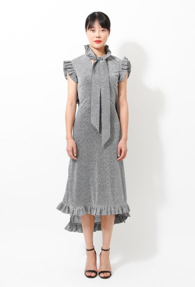 Vetements S/S 2016 Lamé Ruffled Dress - 1