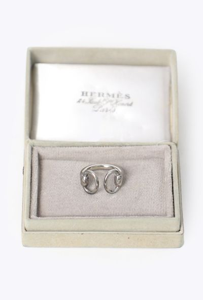 Hermès '70s Nausicaa Sterling Silver Ring - 2