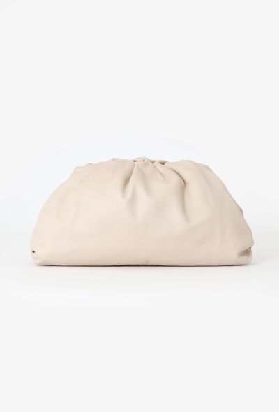 Bottega Veneta The Pouch Clutch in Off-White Leather – 2020 - 1