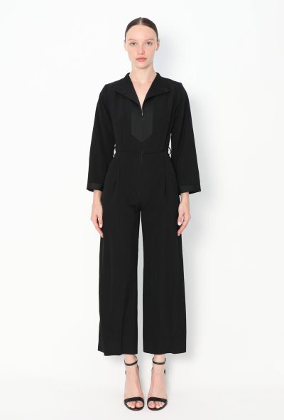 Saint Laurent Vintage Wide-Leg Smoking Jumpsuit - 1