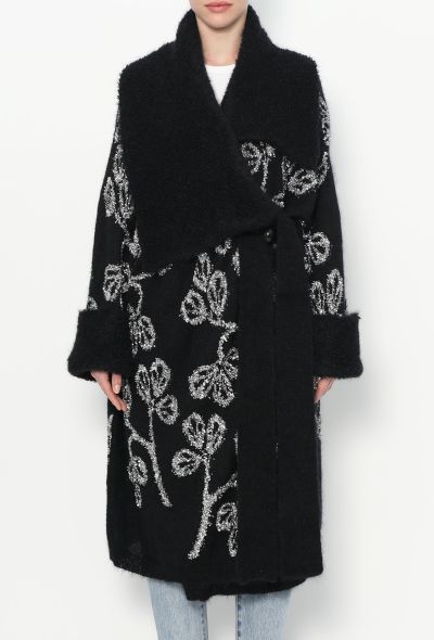 John Galliano 2003 Iridescent Floral Cardigan - 2