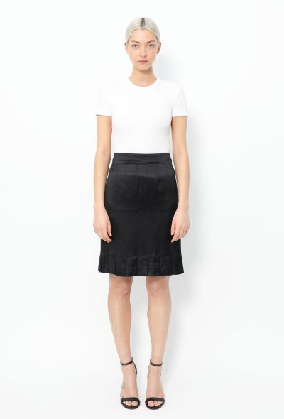 Chanel 2005 Pleated Charmeuse Skirt - 1