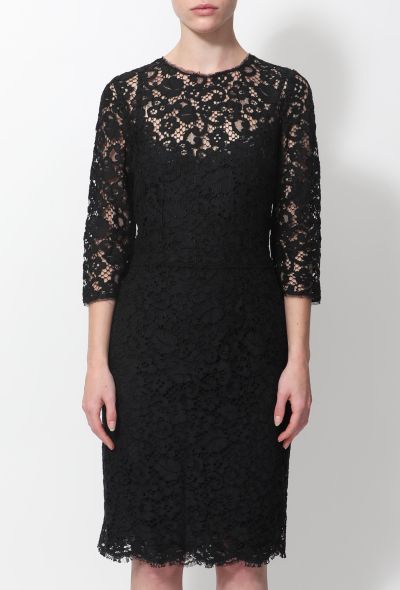 Dolce & Gabbana Classic Lace Shift Dress - 2