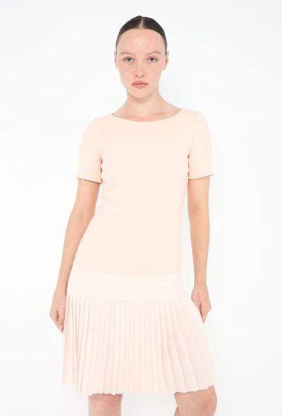Dior 2016 Pleated Hem Crêpe Dress - 1