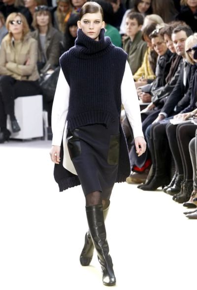 Céline F/W 2010 Leather Pocket Skirt - 2