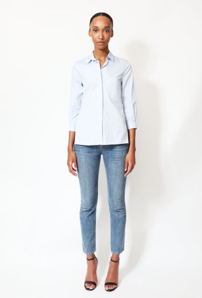 Gucci 2021 Oxford Slit Shirt - 2