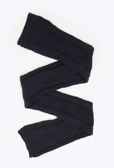 Hermès Scottish Cashmere Cableknit Scarf - 2