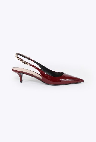 Gucci S/S 2024 Signoria Chainlink Slingbacks - 1