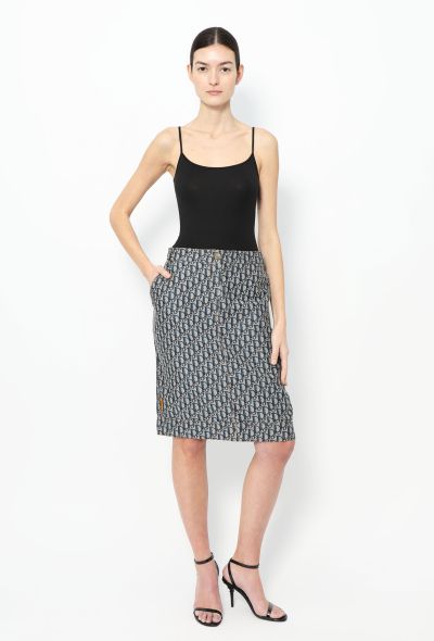 Christian Dior 2005 Diorissimo Print Skirt - 1