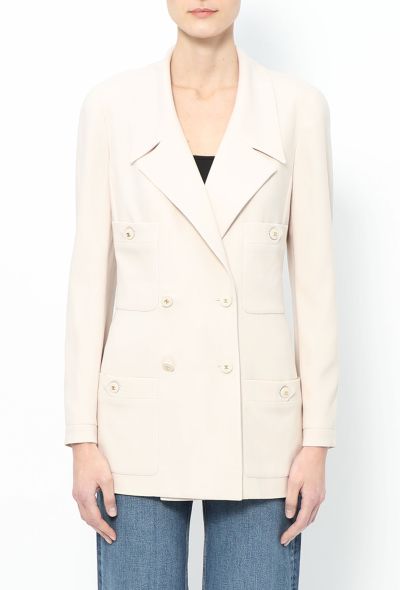 Chanel 1997 Notched 'CC' Pocket Jacket - 1