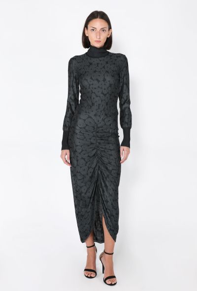 Alaïa Crinoline Jacquard Draped Dress, 2023 - 1